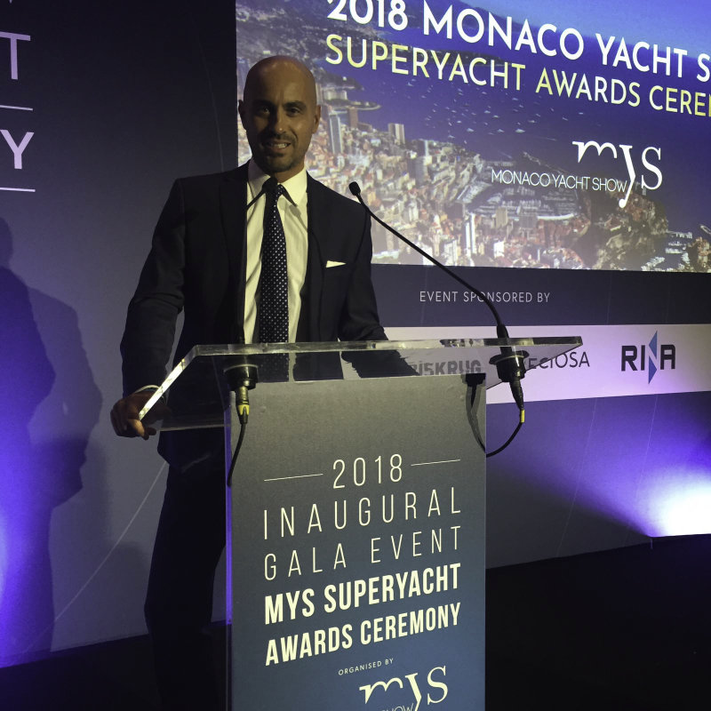 Carlo Timio Monaco Yacht Show Gala Awards Ceremony